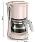 Zero Hassle Full Automatic Bean To Cup Coffee Maker One Touch Brews Smooth Espresso Rich Latte Creamy Cappuccino And Hot Water With Integrated Fresh Grinder White Machine For Home Or Office Desk, showing compact design and glass carafe.