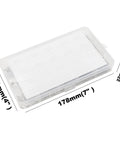 Product box of Metric M1 To M2 Stainless Steel Phillips Pan Head Self Tapping Screws 750 Piece Assortment Kit with dimensions shown