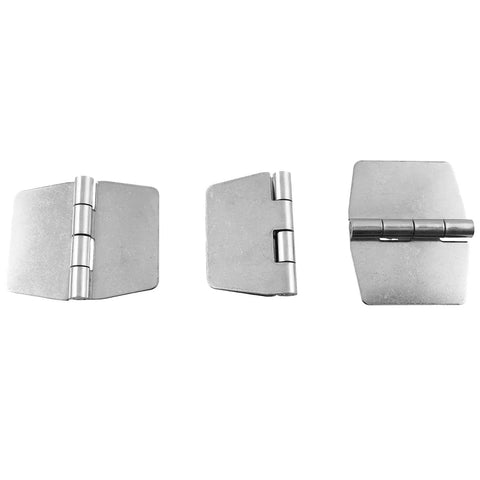 4 Pack 304 Stainless Weld On Hinges Without Holes 60x74x2mm 280 Degree Rotatable Heavy Duty Steel Butt Hinge For Electrical Boxes