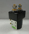 JwDawn Sw80-65 24V 125A Dc Contactor Solenoid Switch Swap In Replacement For Electric Vehicle Forklift Pallet Truck Stacker Golf Cart And Robot Sweeper Heavy Duty reliable component viewed from the side