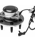 2 Piece Front Wheel Hub And Bearing Assembly For Chevy Silverado 1500 Classic 2007 And GMC Sierra 1500 Classic 2007, front view