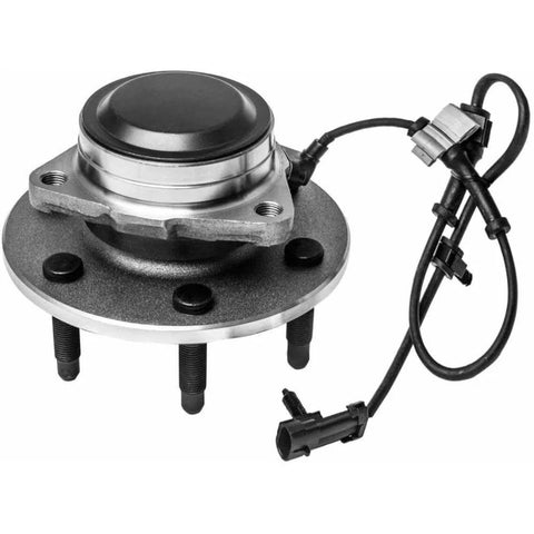 2 Piece Front Wheel Hub And Bearing Assembly For Chevy Silverado 1500 Classic 2007 And GMC Sierra 1500 Classic 2007, front view