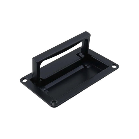 Recessed Flush Pull Handle With Mounting Screws In Black For Deck Hatch And Toolbox 3.74 By 2.36 Inch Zinc Alloy Rust Proof And Corrosion Resistant Easy