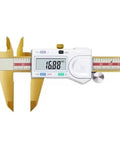 Digital Caliper 0.01mm, Stainless Steel, Diameter Depth displaying a measurement of 16.88mm on a ruler.