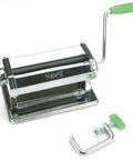 Pro Grade Ultimate Clay Machine For Polymer Clay Crafters, Stainless Steel with table clamp and handle, 9 thickness settings.