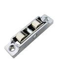 Eight Piece Stainless Steel Sliding Door Rollers Designed To Kill Track Drag On Patio Doors With Silent Copper Groove Compatibility Delivering A Buttery Smooth Glide In Sleek Silver Finish - close-up of a roller component.