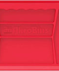 Space Saving Stackable Plastic Storage Bins 5 By 4 By 3 Inch Red 24 Pack For Garage Pantry Craft Organization Holds Up To 10 Pounds
