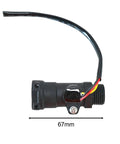 Water Sensor Switch Replacement Kit For Home Use, Energy Efficient Leak Detector, Easy To Install, Durable Spare Parts, Budget Friendly, Helps You Save On Bills While Keeping Your Appliances Safe, 67mm black plastic wired sensor