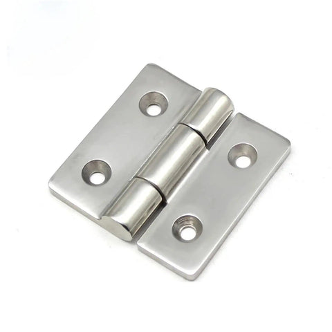 Beefy Heavy Duty Stainless Steel Hinges For Electrical Gear And Industrial Hardware Precision Cast 50x50x5mm T Profile