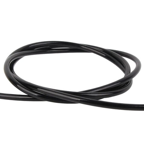 Close-up of Go To Compact Portable Hydraulic Pressure Test Hose 1.5m 630 Bar for Hydraulic Systems showing black nylon PA tube.