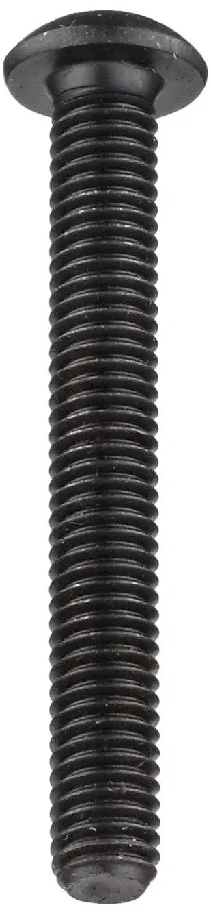Badass Alloy Steel Socket Cap Screws With Black Oxide Button Head and Pin In Head Hex Drive 1 Inch X 1/4-20 Threads Made In Usa For Tough Builds Pack Of 25 close-up view