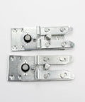 4 Pack Metal Sectional Couch Connectors For Beds And Sofas, heavy duty iron clips on white background