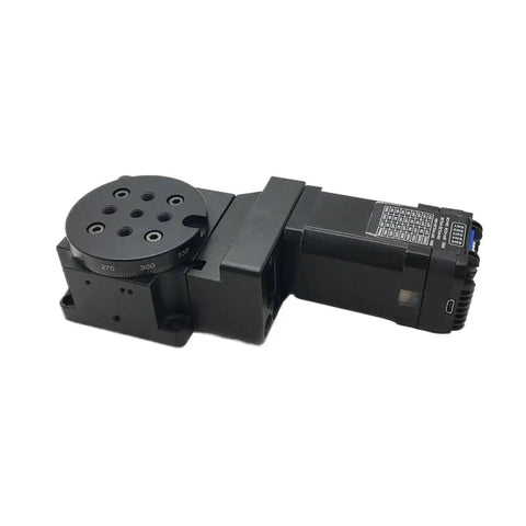 Motorized Rotary Table CNC Hollow Platform Positioner For Robotic Arm 0.6Nm Kit 60mm Table 90 Degree Spin Pro Grade Precision