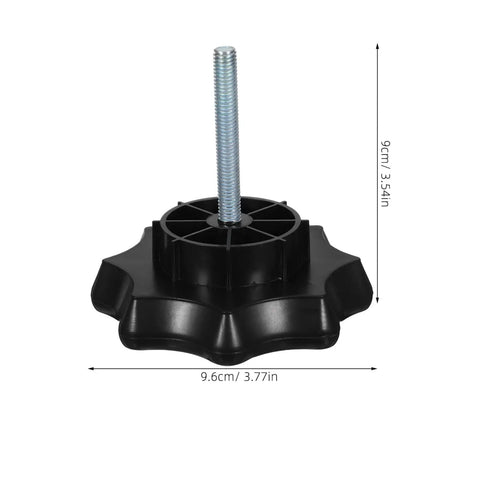 Spare Tire Bolt Hook For Secure Wheel Mounting Tool Free Install Easy Spare Tire Securing For Cars And SUVs, 9.6cm black base