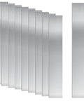 Image of 10 Pcs 304 Stainless Steel Shim Stock Kit 1 Inch Wide 6 Inch Long 0.01 Inch Thick For Gap Filling Cabinet Leveling And Precision Machining Craft Projects