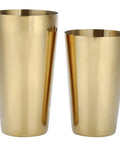 Top Shelf 304 Stainless Steel Cocktail Shaker Set With Polished Rustproof Finish Bartender Kit two gold shaker cups