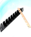 E5 Series Circuit Breaker Mount Bracket with 8-slot nylon busbar holder for truck and RV power systems, black and copper materials visible