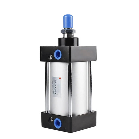 Heavy Duty Double Acting Pneumatic Tie Rod Air Cylinder Built Different With Smooth Operating Piston And Tough As Nails Steel Body For Serious Industrial Grind And Quality Components