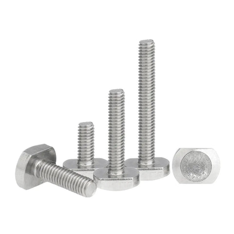Stainless Steel T Shape Hammer Head Bolts for T Slot Systems M5 M6 M8 M10 M12 Set 1 2 5 10 Pieces Durable Fasteners