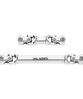 Heavy Duty Stainless Steel Drive Shafts For Redcat Ascent 18 Apex, showcased in two angled views, ideal for RC rock crawlers.