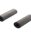 Two black rubber pieces from Driver And Passenger Side Door Weatherstrip Seal Kit Fits 1987 Through 1996 Bronco 1987 Through 1990 Bronco II.