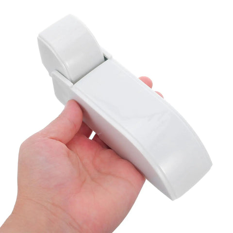 Hand holding Beefy Heavy Duty Freezer Door Hinge With Strong Spring, Universal Chest Freezer Lid Replacement For Home Kitchens