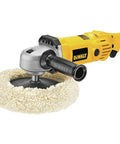 Variable Speed Car Polisher With 12 Amp Motor 7 To 9 Inch Polishing Range Includes 2-Position Side Handle And Backing Pad