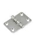 180 Degree Load Bearing Equipment Door Hinge 304 Stainless Steel Flat Open Folding Beefy Buffed Finish Heavy Duty Security