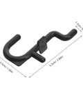 150 Pcs Plastic Pegboard Hooks For Tool Storage And Small Kitchen Supplies, Heavy Duty Repositionable Pegboard Hangers With Easy Assembly, Ideal For Retail Displays And Garage Organization, Studio Gear Black black plastic pegboard hook, 5.3 cm