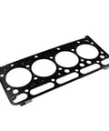 Heavy Duty Head Gasket Locks Down Compression With Slick Fit For Carrier Ct4 134 Di Engines Daily Cruising Oem Spec Replacement Part 253943400, side view showing circular cutouts.