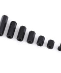 Rock Solid Nylon Standoff Spacer Kit For Circuit Boards With 250 Pieces Includes Male And Female Hex Pillars Anti Signal Interference Easy Mounting Great For Chip Thermal Channels M2 Dual Pass D Model black nylon hex spacers and screw