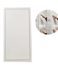 Beefy Metal Access Panel 14 By 29 Inch With Spring Lock No Key Needed For Drywall And Ceiling White Steel Door Push Catch