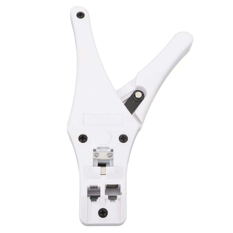 All Day Pro Grade Crimping Tool With Comfortable Ergonomic Handle for Ethernet Cable Work with 4P 6P 8P RJ45 Connectors