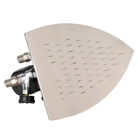 Heavy Duty Industrial Steam Iron With Automatic Full Press Boiler Rock Solid Commercial Garment Steamer ironing plate detail