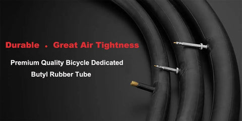 Two Pack 26 Inch Bike Inner Tubes With 48mm Schrader Valve Includes 2 Tire Strips And 2 Levers Fits 26x1.9 To 26x2.125 Durable
