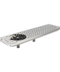 Sleek Countertop Glass Cleaning Machine For Bustling Cafes And Dive Bars Heavy Duty Rust Proof Stainless Steel Pitcher And Cup Washer Drain.
