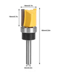 Top Notch 6mm Shank Flush Trim Router Bit Made From Tough Carbon Steel For sleek woodworking cuts and slotting jobs.