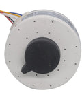 Indoor DC Brushless Fan Motor 13W Replacement For WZDK13-38G-1 RD-310-13-8 front view with wires and connector