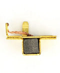 Premium Carbon Brush Set Replacement Parts For Power Tools Slick Fit Brushes For Dewalt Porter Cable Superior Electric, 0.48x0.24 inches, shows a carbon brush with metal housing.