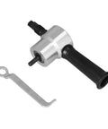 Double Head Metal Cutter Nibbler Drill Attachment For Circle Cutting And Straight Lines with ergonomic handle and wrench tool