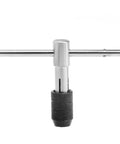 Heavy Duty Adjustable Ratcheting Tap Wrench With T Handle Screwdriver Die Tool For M3 To M6 Alloy Steel Perfect Fast Machine Repair In The Shop, alloy steel T-handle view