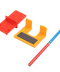 Magnetic Cabinet Hinge Mounting Clamp Pro Grade Heavy Duty ABS Tool with aligning plate, positioning aid, and 2mm precision alignment