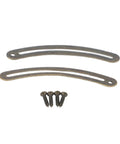 Soft Close Retro Recurved Lid Support Hinge Kit For Wooden Box 100 Pcs Iron Stay Hinges 6.7x1cm Bronze Finish with screws