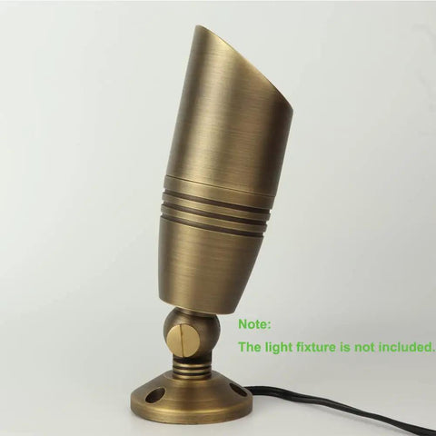 Sturdy Brass Landscape Lighting Mounting Base For Outdoor Low Voltage Lighting Surface Mount Plate Antique Bronze Finish