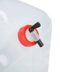 Close-up of tap on 5L Collapsible Water Container With Tap, Foldable Water Jug, BPA Free PP PE, Leakproof valve