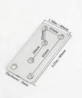 40 Pieces Stainless Steel Flat Mending Plates For Furniture Repair And Reinforcement Three And One Eighth By One Point Six Inch Heavy Duty