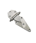 Heavy Duty Stainless Steel Or Zinc Alloy Hinge For Engineering Equipment Doors And Refrigerated Truck Compartments 1 Piece Zinc Alloy hinge in open view