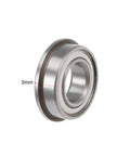 F688ZZ Flanged Ball Bearing 8x16x5mm Shielded Chrome Steel with Flange Mount, Built To Last, Rugged Durable Bearing for Machinery and DIY Projects, Quiet Operation, High Load Rating, 10 Pack, 5mm wide