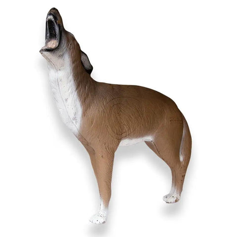 Howling Coyote 3D Archery Target With Dura-Flex Foam Self-Healing Core, realistic design for bow training