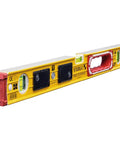 LED Lighted Level With Illuminated Vials For True Plumb And Level Readouts, Auto Shutoff After 100 Seconds, shock absorbing endcaps.